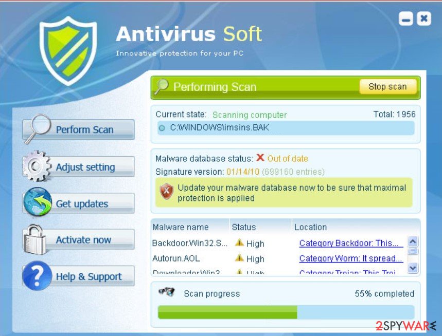 Remove Antivirus Soft (Virus Removal Instructions) - Free Guide